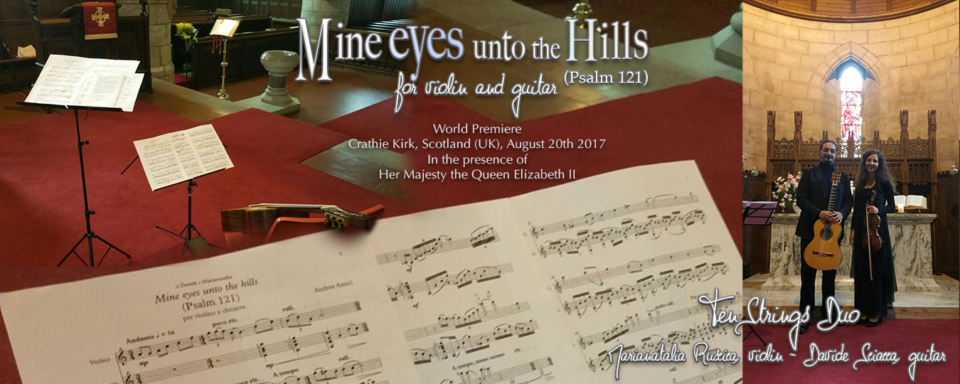 Mine eyes unto the hills (Psalm 121)