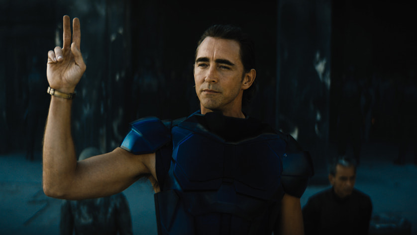 Lee Pace in “Fondazione”, ora disponibile su Apple TV+.